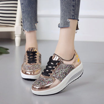 New sequin sneakers